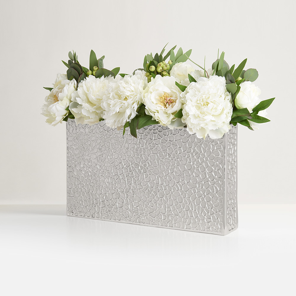 Sabi Silver Vases: Set of 2 